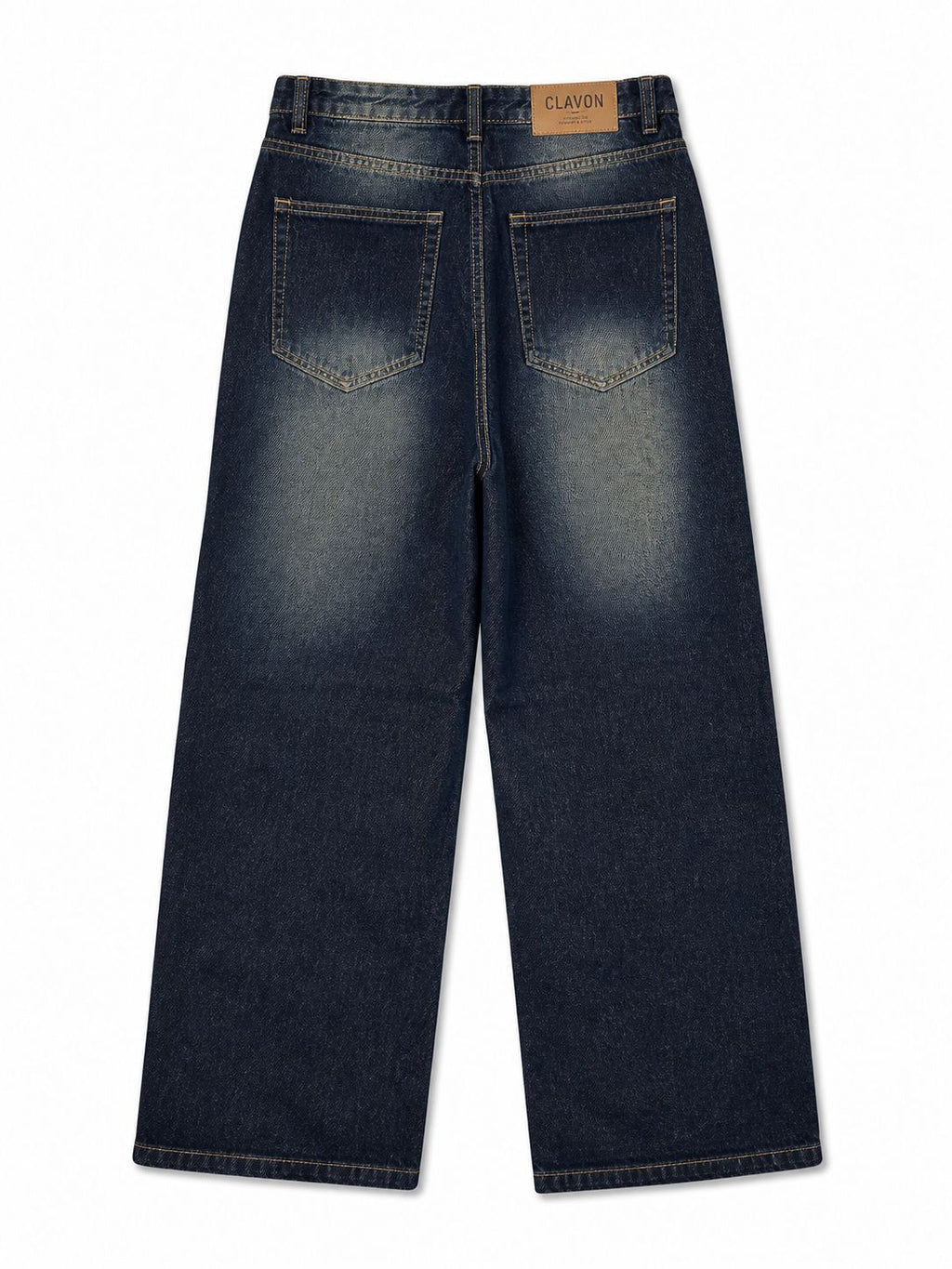 MIDNIGHT FADE WIDE LEG JEANS