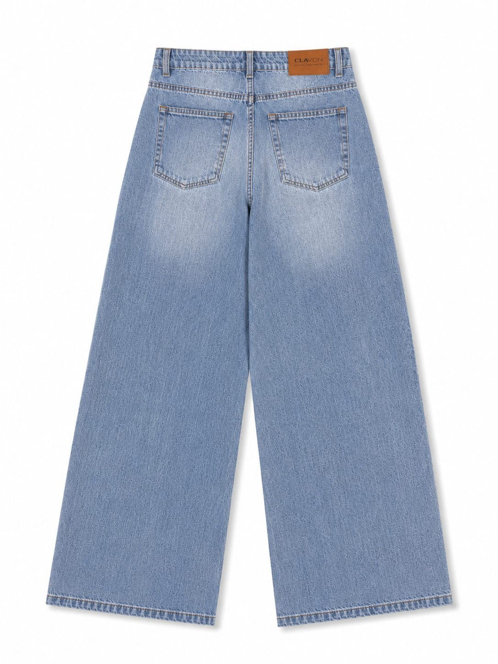 ICE BLUE WIDE LEG JEANS