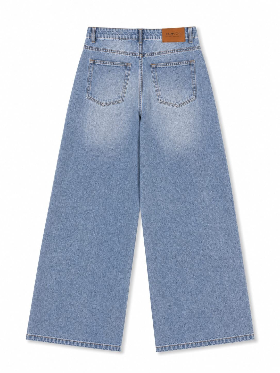 ICE BLUE WIDE LEG JEANS