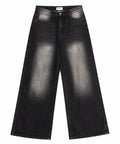 BLACKOUT WIDE LEG JEANS