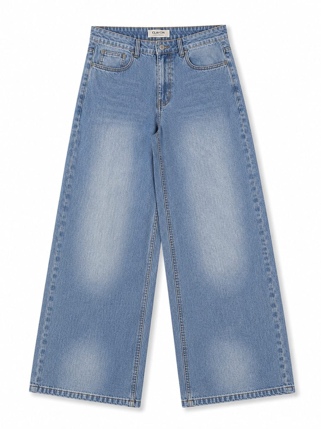 ICE BLUE WIDE LEG JEANS