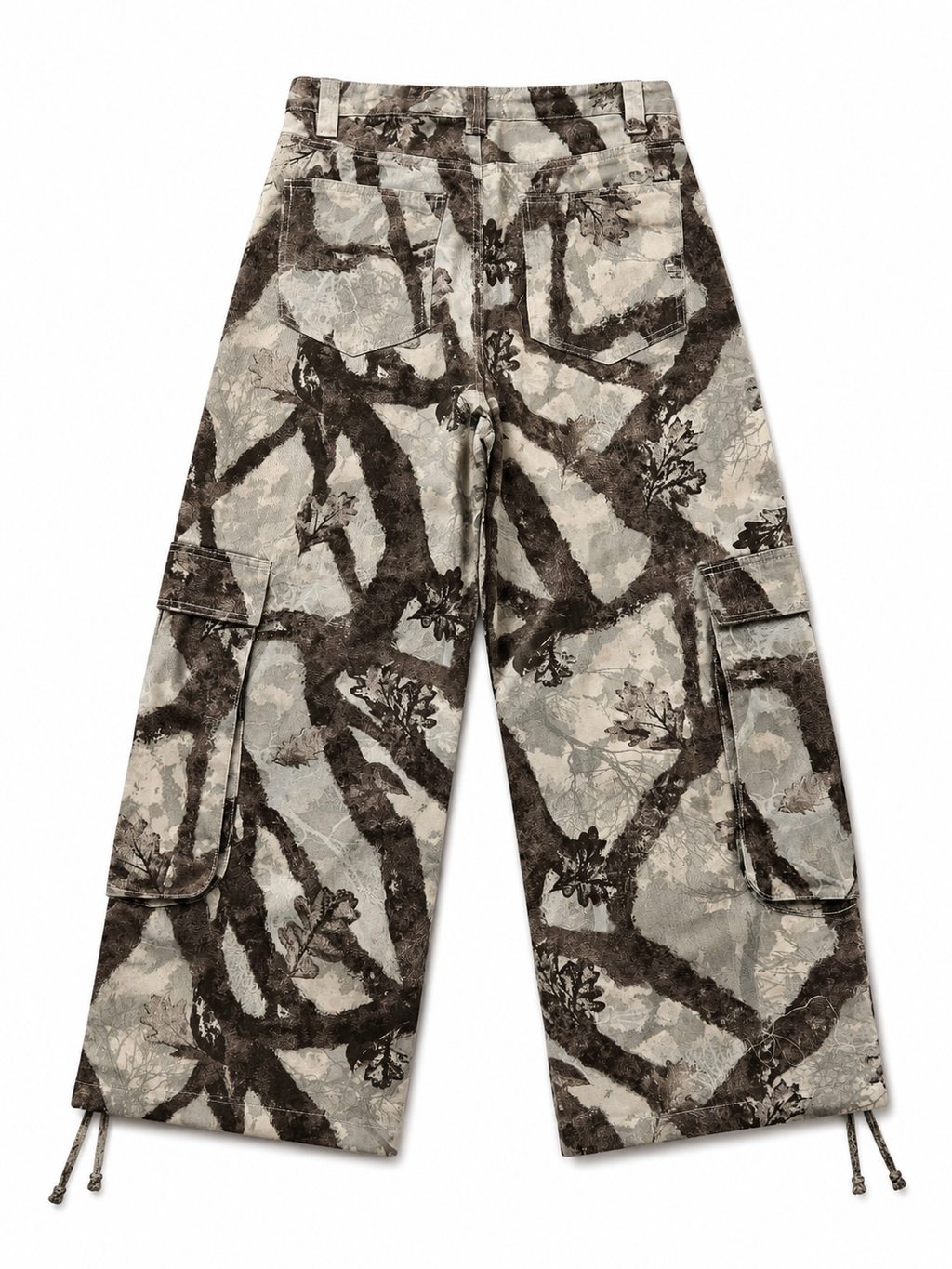 FOREST CAMO WIDE LEG CARGO