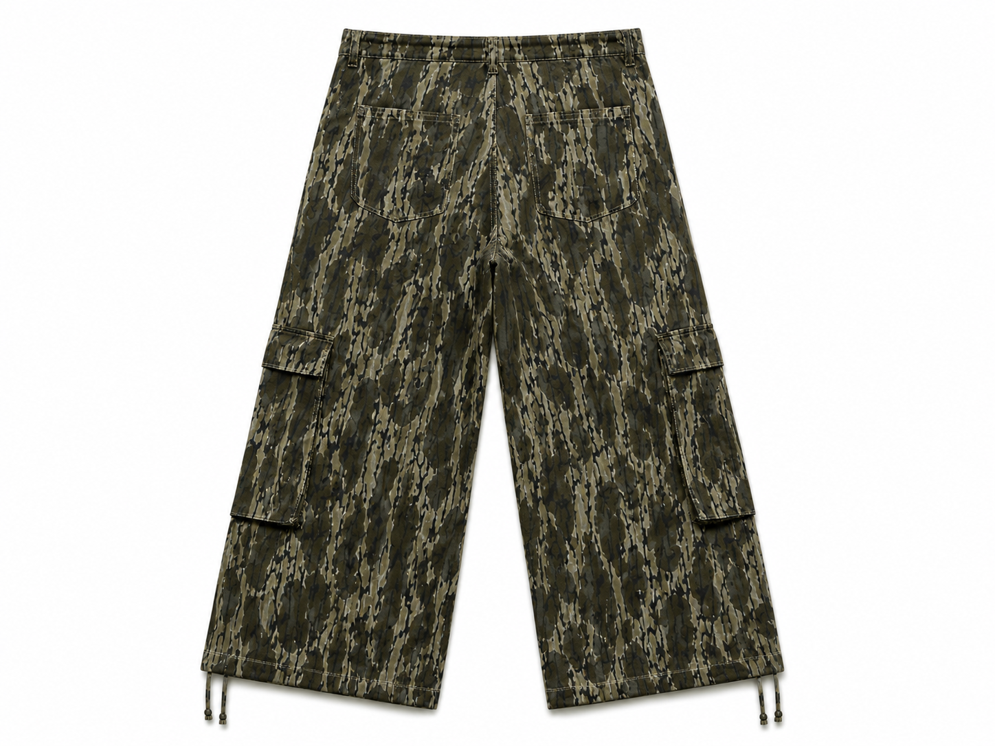 TIGER CAMO WIDE LEG CARGO