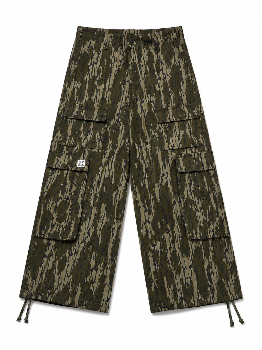 TIGER CAMO WIDE LEG CARGO